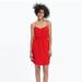 Madewell Dresses | Madewell Silk Starview Cami Dress | Color: Red | Size: 6