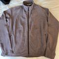 Athleta Jackets & Coats | Athleta Zipper Front Jacket With 2 Side Zipper Pockets | Color: Brown/White | Size: Xl