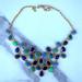 Kate Spade Jewelry | Kate Spade Balloon Bouquet Multi Color Crystal Bib Statement Necklace | Color: Blue/Gold | Size: 12 To 14"