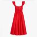 Kate Spade Dresses | Kate Spade Poplin Smocked Dress | Color: Red | Size: Xs