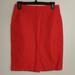 J. Crew Skirts | J. Crew "The Pencil Skirt" Career Size 0 Coral Red | Color: Pink/Red | Size: 0