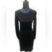 Athleta Dresses | Athleta Ponte Knit Stretch Long Sleeve Dress Zipper Pockets Black Size Small | Color: Black | Size: S