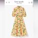 Kate Spade Dresses | Kate Spade Lemon Toss Tie Waist Shirt Dress | Color: Pink/Yellow | Size: M