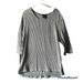 Anthropologie Tops | Anthropologie W5 Womens Green White Stripe Long Sleeve Tunic Top Size Xl | Color: Green/White | Size: Xl