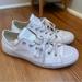 Converse Shoes | Converse All Star Unisex Low Top White Leather Sneakers Size M8/W10 | Color: White | Size: 8