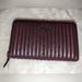 Coach Bags | Coach Zip Around Medium Wallet Linear Quilting With Studs Oxblood C2247 Nwot | Color: Purple | Size: Os