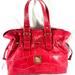 Dooney & Bourke Bags | Dooney And Bourke Red Leather Croc Embossed Drawstring Tote Satchel Shoulder Bag | Color: Red | Size: Os