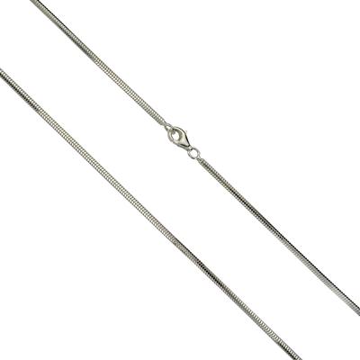 Collierkettchen VIVANCE "925/- Silber Schlangenkette diamantiert", weiß, Halsketten, Damen, 42cm, Silber 925 (Sterlingsilber), L: 42cm B: 1.8mm, glänzend, B:1.8mm Image