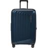 "Koffer SAMSONITE ""NUON 69"" Gr. B/H/T: 45 cm x 69 cm x 28 cm 79 l, blau (metallic dark blue) Koffer Trolleys Reisekoffer Aufgabegepäck für Flugreisen TSA-Zahlenschloss"