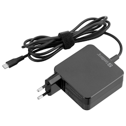 Sandberg USB-C AC Charger PD65W EU 2M Universal Schwarz Drinnen Image