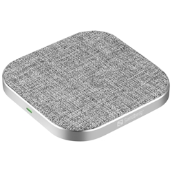 SANDBERG Wireless Charger Pad 15W - Indoor - USB - Kabelloses Aufladen - Grau