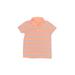 Rockets of Awesome Short Sleeve Polo Shirt: Orange Print Tops - Kids Boy's Size 6