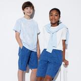 Kid's Printed Easy Shorts | Blue | 7-8Y | UNIQLO US