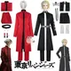 TakRevengers Kurokawa Izana Cosplay Costume Costume Rindo Haitani Rouge Noir Uniforme