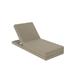 Vondom Pixel 78.7" Long Reclining Single Chaise w/ Cushion Plastic in Brown | 10.25 H x 31.5 W x 78.7 D in | Outdoor Furniture | Wayfair