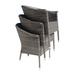 Red Barrel Studio® Neumark Patio Dining Armchair w/ Cushion in Gray | Wayfair 2D44B379B35E4DA1B2CA5A93E114A91E