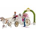 Schleich 42641 - Horse Club, Hochzeitskutsche mit Brautpaar, Lipizzaner und viel Zubehör, Spielset - Schleich