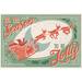 The Holiday Aisle® Naughty & Nice I Canvas in Green/Red | 20 H x 30 W x 1.25 D in | Wayfair 38212B0A348B491D9FFD0B58D3EB360B