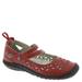 JBU By Jambu Bellerose Encore - Womens 6.5 Red Slip On Medium