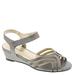 David Tate Annie - Womens 12 Pewter Sandal Medium