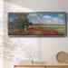 Vault W Artwork Poppy Field In Summer By Monet Framed On Canvas Painting Canvas, Solid Wood | 8 H x 20 W x 1.5 D in | Wayfair