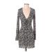 Le Lis Casual Dress: Black Print Dresses - New - Women's Size Small