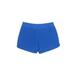 Lands' End Shorts: Blue Print Bottoms - Women's Size 16 Petite - Stonewash