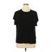 J.Jill Short Sleeve Top Black Crew Neck Tops - Women's Size X-Large