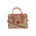 Dooney & Bourke Leather Satchel: Tan Solid Bags