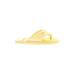 Chanel Sandals: Yellow Solid Shoes - Women's Size 39 - Open Toe
