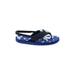 Cat & Jack Flip Flops: Blue Color Block Shoes - Kids Boy's Size 11