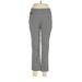 Peck & Peck Casual Pants - Low Rise Boot Cut Boot Cut: Gray Bottoms - Women's Size 6