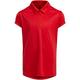 Adidas Girls Performance Polo Shirt (Collegiate Red M)