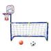 Outdoor Sports Soccer Goal Two-in-one suit Boys and Girls Basketball Stand Portable Soccer Goal Plastic toy