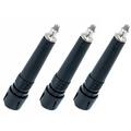 3 Pcs Hiking Supplies Accessories Trekking Pole Tip Universal Rubber Tungsten Steel