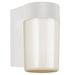 Trans Globe Lighting 4810 1 Light 8 Energy Saving Outdoor Wall Sconce - White