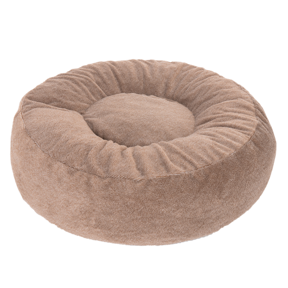125cm Brown Replacement Cover Fluffy Dog Bed Dog Beds & Baskets