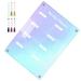 Magnetic Whiteboard Colorful Acrylic Sunday Plan Note Message Erasable Refrigerator Small for Room Wall Calendar Memo Shopping Planner Fridge Menu