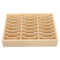 Multi-grid Mobile Phone Management Rack Storage Box Holder for Cell Mounts 12-grid Stand Figure Display Office Wooden