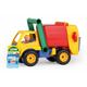 LENA® 04356EC - Aktive, Müllwagen mit Spielfigur, mehrfarbig, Länge 30 cm - Simm