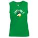 Women's Levelwear Green St. Louis Cardinals Patrick's Day Paisley V-Neck Tank Top