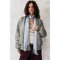 UO Y2K Sparkle Skinny Knit Scarf - Blue at Urban Outfitters