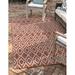 Rugs.com Jill Zarin Outdoor Collection Rug â€“ 3 3 x 5 3 Rust Red Flatweave Rug Perfect For Entryways Kitchens Breakfast Nooks Accent Pieces
