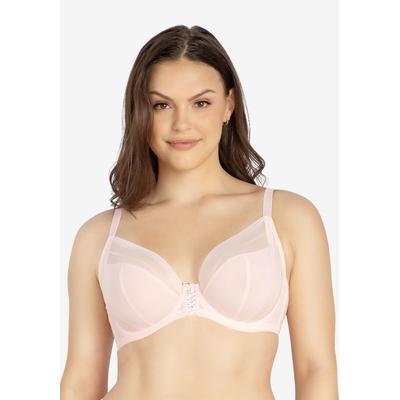 Plus Size Women's Shea Plunge Unlined Bra by Parfait in Petal Pink (Size 38 H)