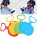 MyBeauty Kids Skiing Sled Board Snowboard Winter Outdoor Sport Snow Ski Luge Children Toy Random Color Texture