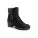 Women's Lucy Laylah Bootie by MUK LUKS in Black (Size 10 M)