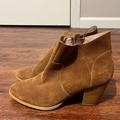 Anthropologie Shoes | Anthropologie Heeled Boots Sized 8.5, Barely Worn | Color: Brown | Size: 8.5