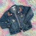 Disney Jackets & Coats | Disney Store Belle Denim Jacket Girls 9/10 | Color: Blue/Pink | Size: 10g