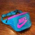 Nike Bags | Nike Mesh Fanny Pack - Teal And Pink - Adjustable Strap | Color: Green/Purple | Size: Os