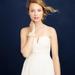 J. Crew Dresses | J. Crew Nadia Silk Chiffon Strapless Dress Ivory Cream Wedding Bridesmaid | Color: Cream/White | Size: 2